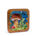 Teal Mushroom Trinket Tray