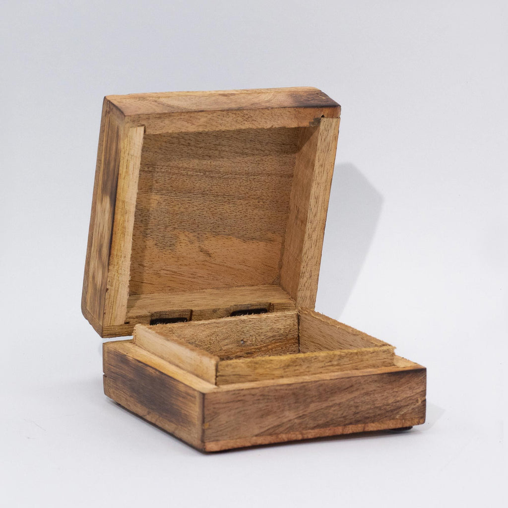 Maroon Mushroom Keepsake Box